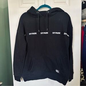 Ivy Park Black Oversized Hoodie size XS